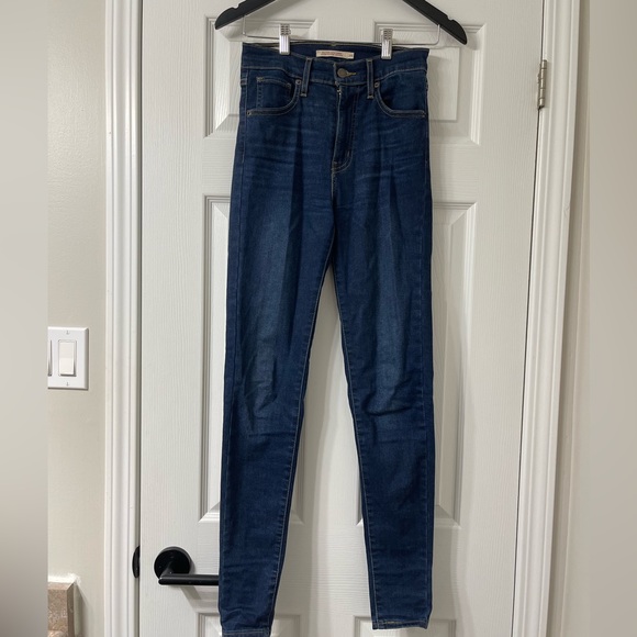 Levi Mile High Skinny Jeans, Size 25 - Picture 3 of 5